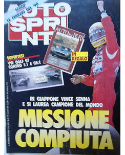 Auto Sprint   n.44  1/7 nov   1988  Senna Campione del mondo prima volta  [SR]