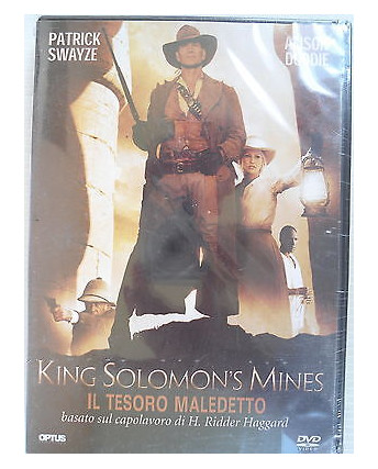 King Solomon's Mines Il tesoro maledetto Patrick Swayze Alison Doodie  DVD Nuovo