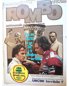 ROMBO   n.18  3 mag  1982   Villeneuve-Nuvolari-Lauda-Ferrari-Zanussi    [SR]