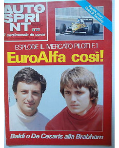 Auto Sprint   n.45  8/14 nov   1983  Brabham-EuroAlfa-Baldi-De Cesaris   [SR]