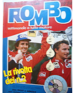 ROMBO   n.19  8 mag  1984   Prost-Arnoux-Cheever-De Cesaris-De Angelis    [SR]