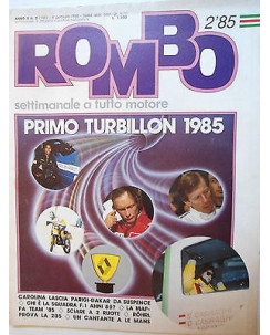 ROMBO   n.2  8 gen  1985   Parigi Dakar-Le Mans-Renault-Osella-Capelli    [SR]