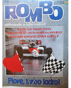 ROMBO   n.23  5 giu  1984    Senna-Prost-Bellof-Audi-Suzuki   [SR]