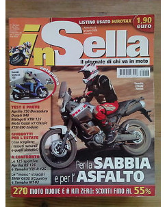 In Sella n. 6 giu. 2008 - Yamaha XT660Z Teneré, Aprilia 750 Dorsoduro, KTM 690 E