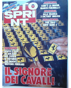Auto Sprint   n.5  2/8 feb  1988  Ferrari-Fiat Tipo-Bmw   [SR]