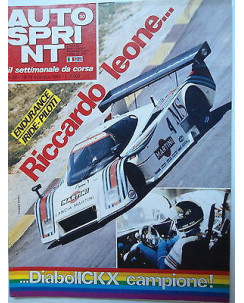 Auto Sprint   n.50  13/19 dic   1983    Renault 5-Zolder-Gilles-Nelson     [SR]