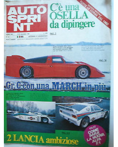 Auto Sprint   n.51  15/29 dic  1981  Lancia-March gruppo C-Bmw-Alfa Romeo  [SR]