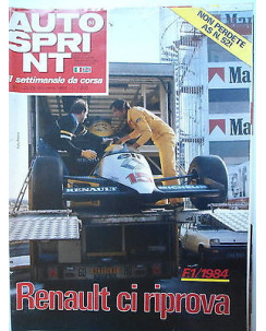 Auto Sprint   n.51  20/26 dic  1983   Renault-Alboreto-Hunt-Bmw-Maserati    [SR]