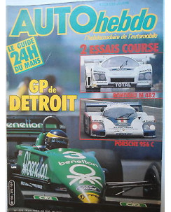 AUTOhebdo   n.372   9 giu 1983     GP Detroit-Rondeau-Porsche   [SR]