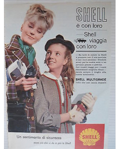 P63 .028  Pubblicita' Advertising  Shell rifornimenti per auto 1963  Clipping