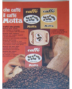 P63 .032  Pubblicita' Advertising Motta caffe  1963  Clipping