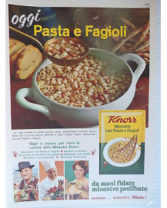 P64.002  Pubblicita' Advertising Knorr Minestre varie 1964 Clipping