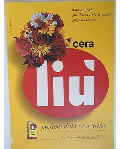 P64.005 Pubblicita' Advertising  Liu' cera per pavimenti 1964 Clipping