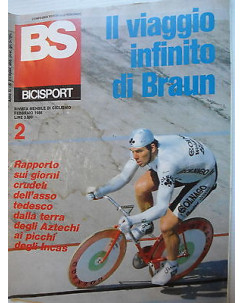 BS Bicisport  n.2  feb  1986   Braun-Fondriest-Calcaterra-Van Calster   [SR]
