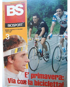 BS Bicisport  n.3  mar 1984   Poster Lemond -Moser-Contini-Saronni-Bontempi[SR]