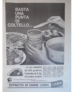 P64.015   Pubblicita' Advertising  Liebig estratto di carne  1964 Clipping