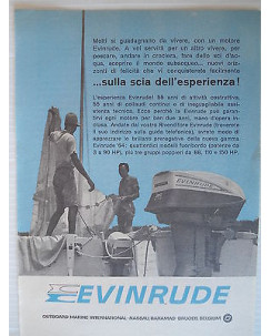 P64.020  Pubblicita' Advertising  Evinrude motori per barca 1964 Clipping