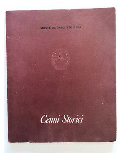 Monte dei Paschi di Siena - Cenni Storici * Grafiche Meini 1981 - FF09