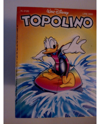 Topolino n.2120 -16 Luglio 1996- Edizioni Walt Disney