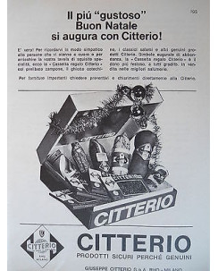 P64.030  Pubblicita' Advertising Citterio salumi  1964 Clipping