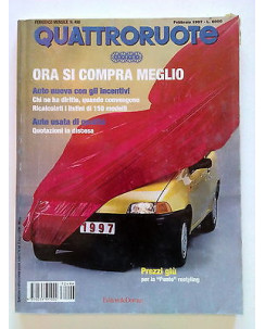Quattroruote 496 feb '97, Fiat Punto, Mini Cooper, Ferrari F310B,  * B *