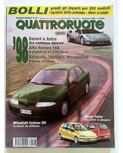 Quattroruote 507 gen '98 Alfa Romeo 166, Fiat 600, Multipla, Maggiolino  * B *