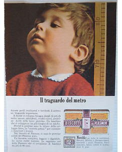 P64.037  Pubblicita' Advertising Plasmon biscotti  1964 Clipping