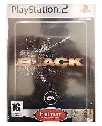 VIDEOGIOCO PER PlayStation 2: BLACK VERSIONE PLATINUM, ELECTRONIC ARTS  - 16+