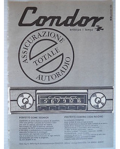 P65.005  Pubblicita' Advertising Condor autoradio  1965  Clipping