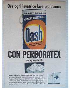 P65.006  Pubblicita' Advertising Dash detersivo lavatrice  1965  Clipping