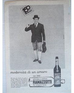 P65.014   Pubblicita' Advertising  Ramazzotti amaro  1965  Clipping