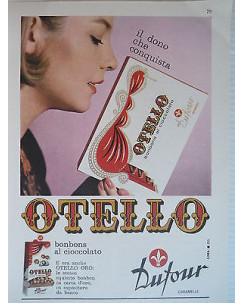 P65.016  Pubblicita' Advertising Bufour otello cioccolatini  1965  Clipping