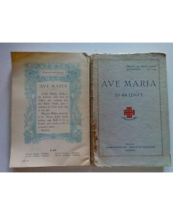 Ave Maria in 404 Lingue Ord. Eq. S. Sepolcro Gerusalemme 1931 [SR] A65