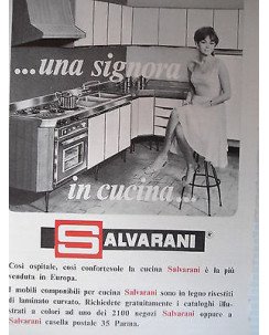 P66.002  Pubblicita' Advertising  Salvarani cucine   1966  Clipping