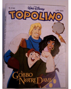 Topolino n.2140 -3 Dicembre 1996- Edizioni Walt Disney