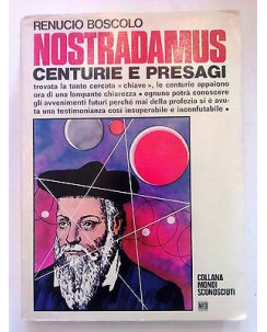 Renucio Boscolo: Nostradamus. Centurie e Presagi - FRA/ITA - ed. MEB A72