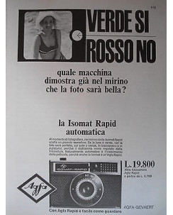 P66.005  Pubblicita' Advertising  Agfa macchine fotografiche  1966  Clipping