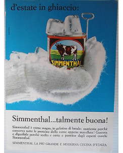P66.006  Pubblicita' Advertising   Simmenthal carne in scatola  1966  Clipping