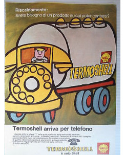 P66.010  Pubblicita' Advertising  Shell termoshell combustibili  1966  Clipping
