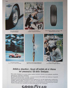 P66.013  Pubblicita' Advertising  Good Year pneumatici  1966  Clipping