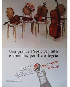P66.017  Pubblicita' Advertising  Pepsi bevanda gassata  1966  Clipping