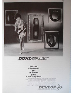 P66.018  Pubblicita' Advertising  Dunlop pneumatici  1966  Clipping