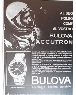 P66.019  Pubblicita' Advertising  Bulova orologeria  1966  Clipping