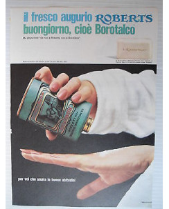 P66.022  Pubblicita' Advertising  Roberts Borotalco  1966  Clipping