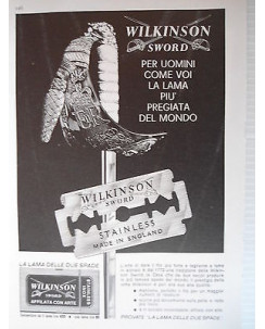 P66.024  Pubblicita' Advertising  Wilkinson lamette per rasoio  1966  Clipping