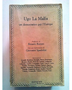 Ugo La Malfa un Democratico per l'Europa Quaderni Critica Politica A34