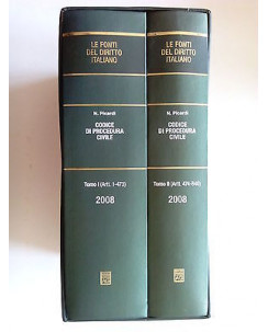 Picardi: Codice di Procedura Civile 2 tomi art. 1/840 ed Giuffrè [SR] A64