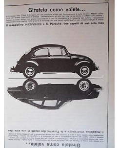 P66.031  Pubblicita' Advertising  Volkswagen automobili  1966  Clipping