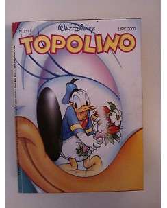 Topolino n.2151-18 Febbraio 1997- Edizioni Walt Disney