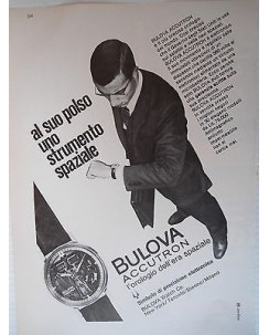 P66.036  Pubblicita' Advertising  Bulova orologeria  1966  Clipping